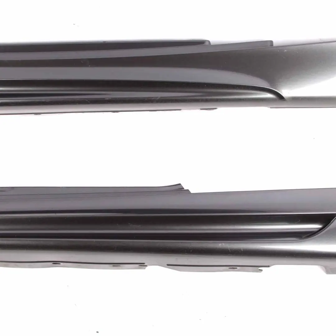 BMW E81 E82 Side Skirt Aero Sill Strip Left Right Set Sparkling Graphite - A22