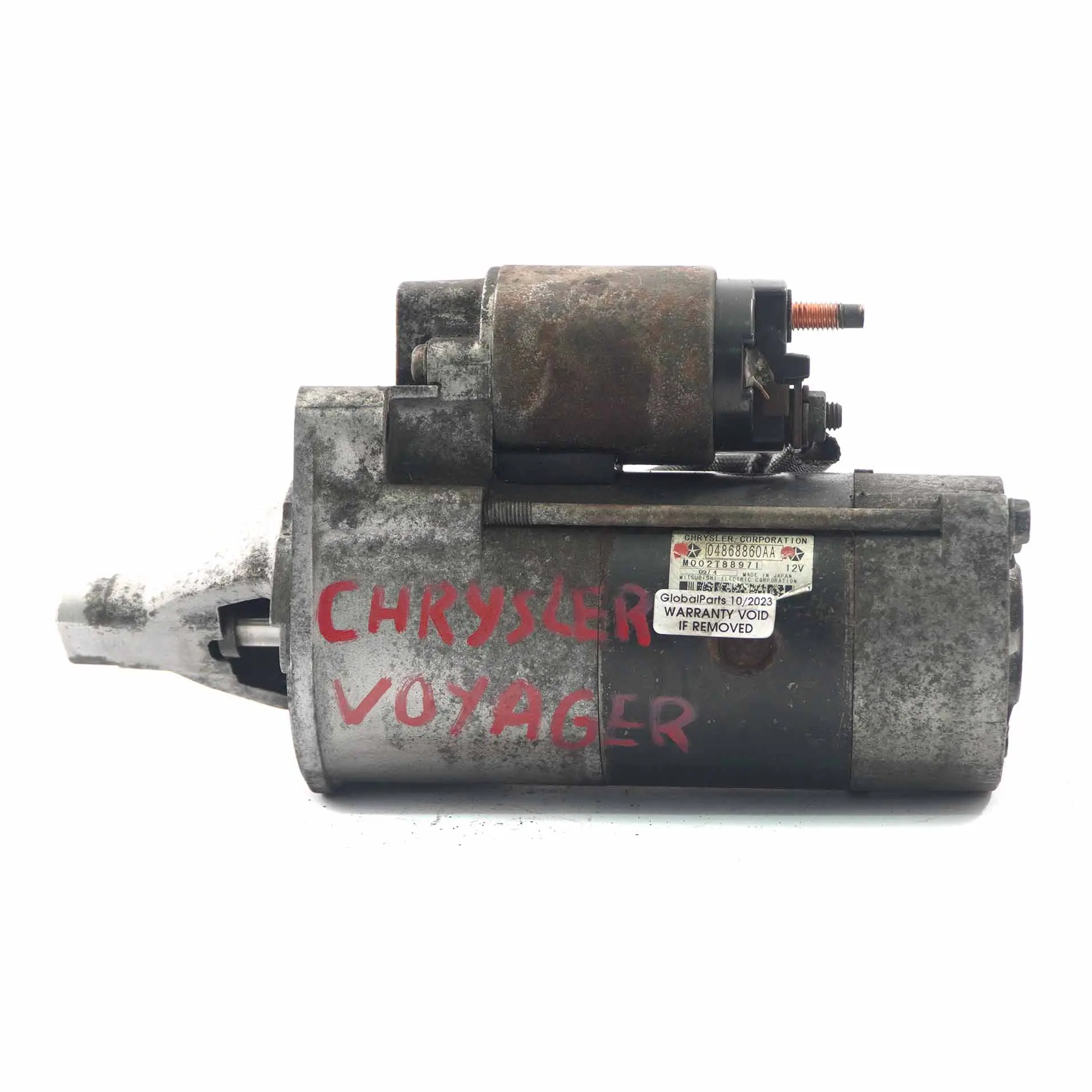 Chrysler Grand Voyager Motor Diesel 2.8 CRD Motor de arranque 04868860AA