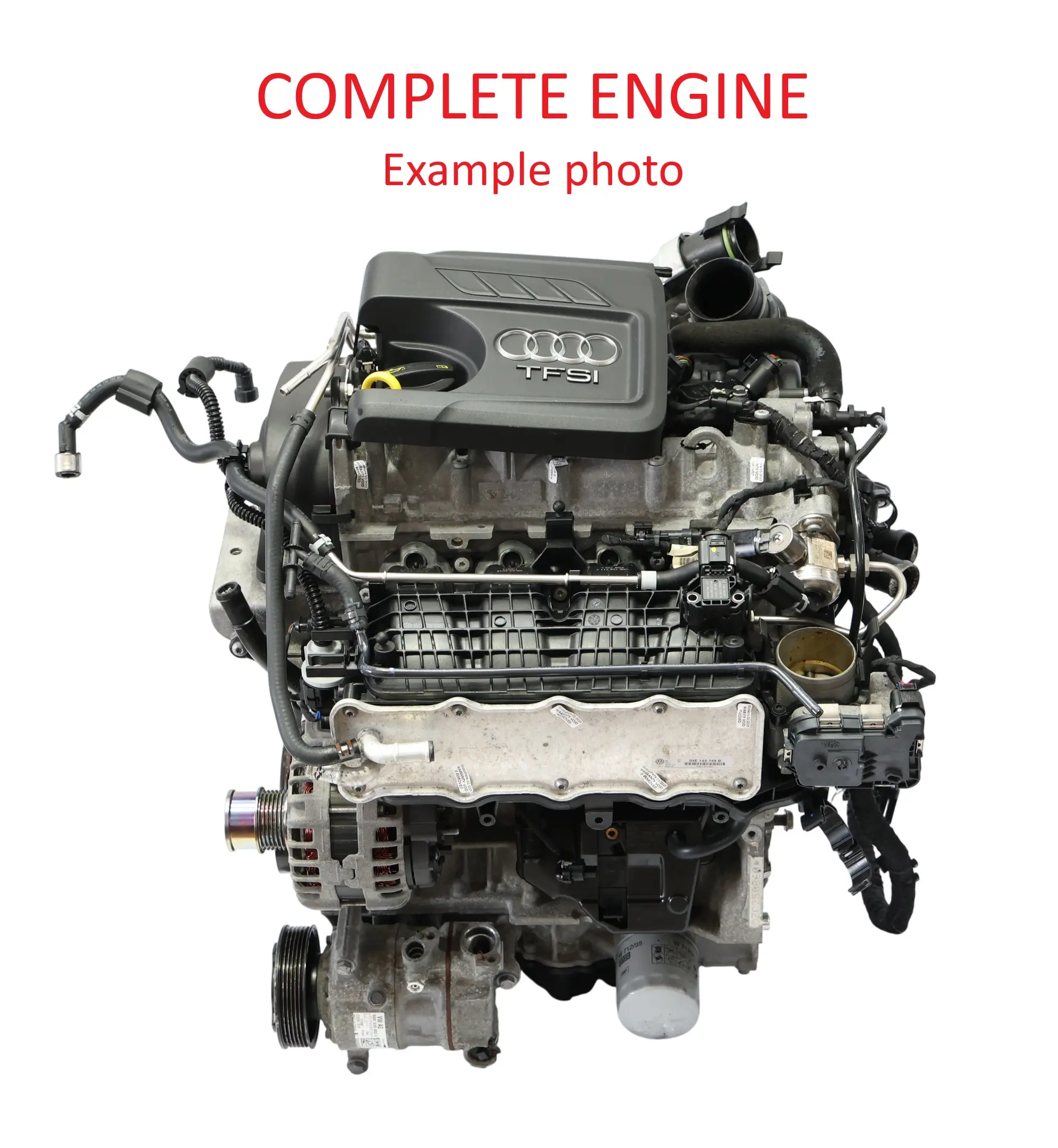 VW Golf Mk7 Audi A1 8X A3 8V 1.4 TSI TFSI Bare Engine CZCA 125HP 49k, WARRANTY
