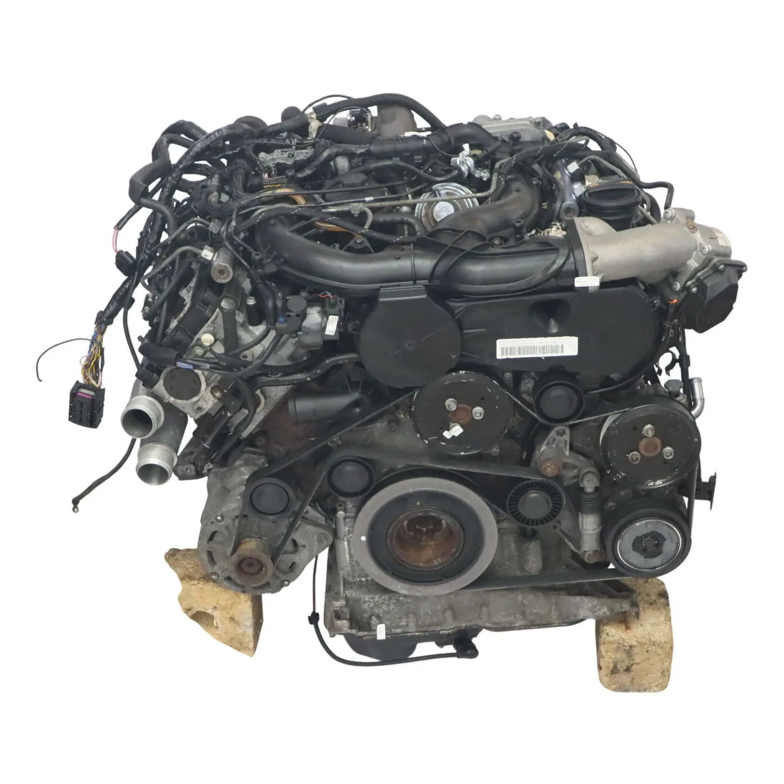 VW Volkswagen Touareg 7L 3.0 TDI Kompletter Motor BKS 225PS 159TKM, GARANTIE