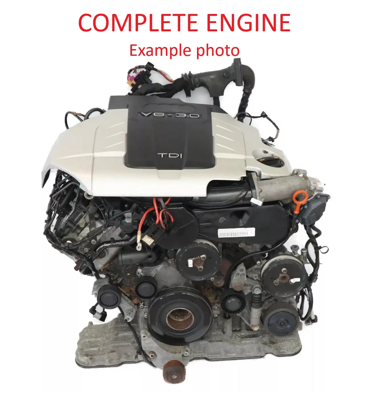 Audi A4 B7 A6 C6 A8 D3 3.0 TDI Diesel Bare Engine ASB with 129k miles, WARRANTY