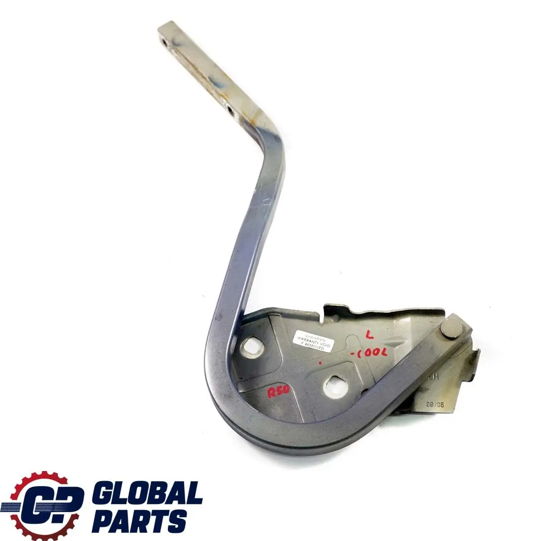 Mini Cooper One R50 R53 Izquierda Motor Capo Bisagra Azul Frio Metalizado - A27