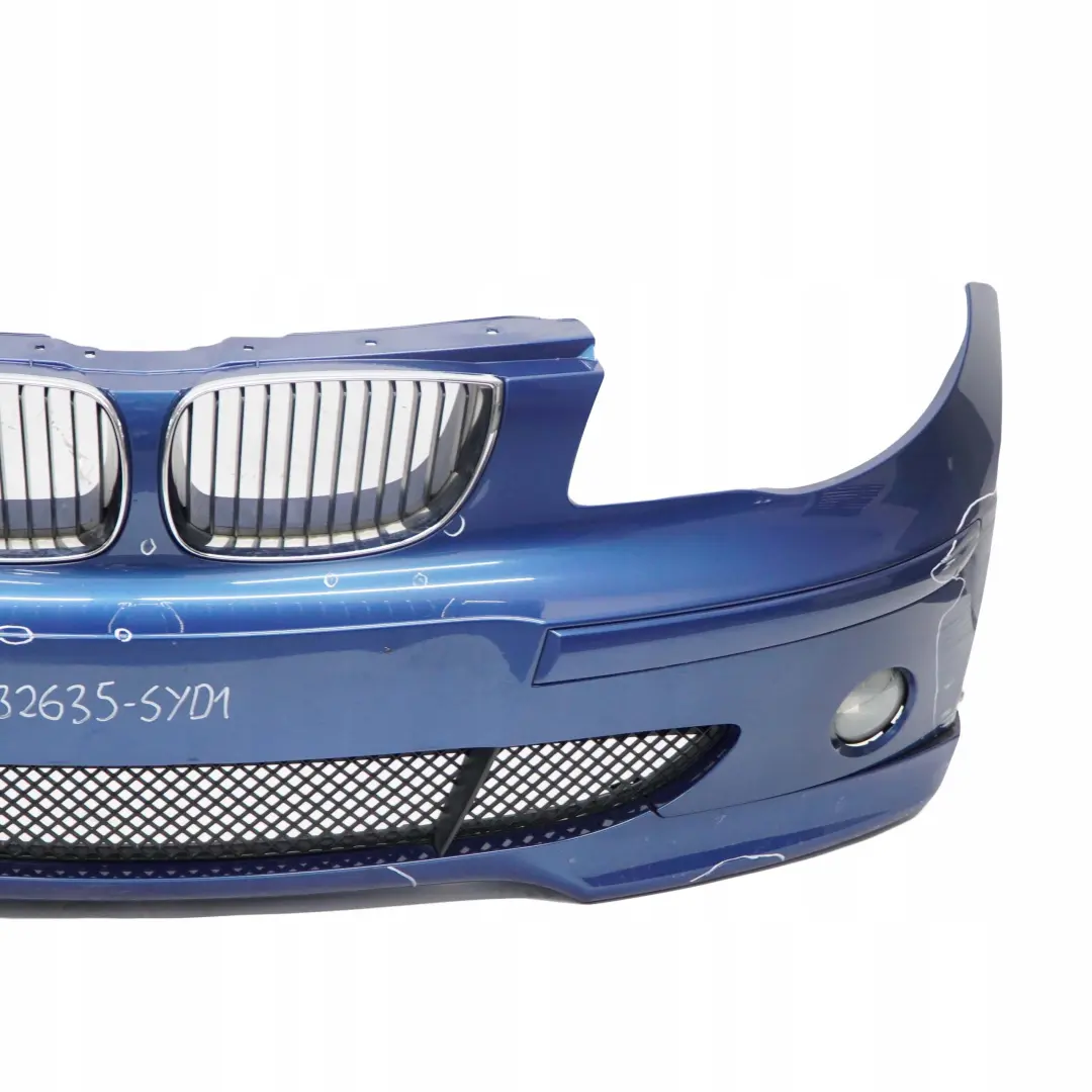 BMW 1 E87 Complete Front Bumper Trim Panel Sydneyblau Sydney Blue Metallic A19