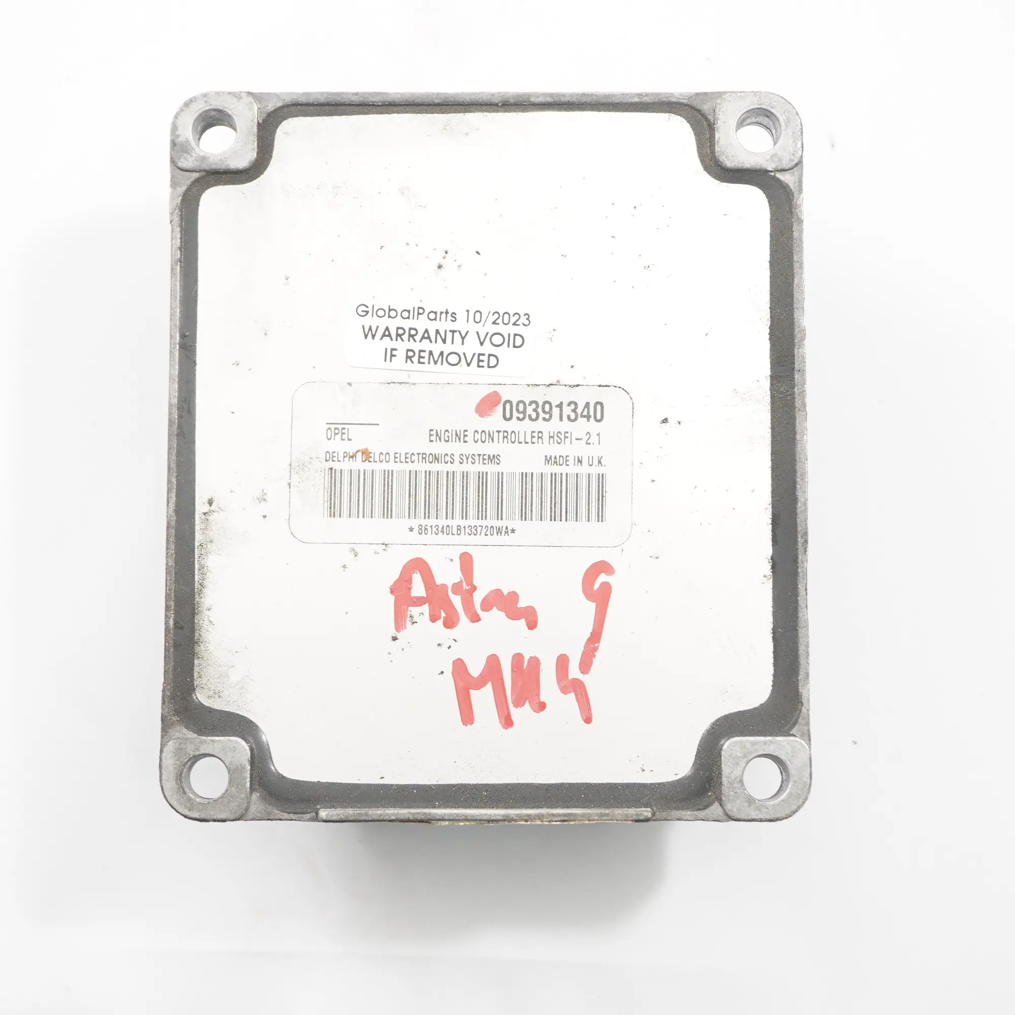 Opel Astra G Unidad de Control del Motor Módulo ECU Gasolina Automático 09391340