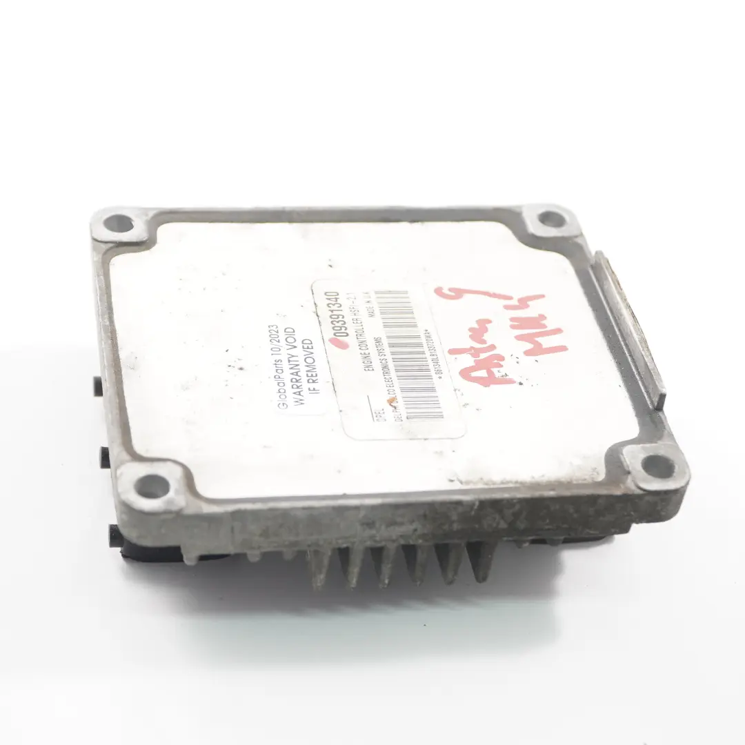 Opel Astra G Unidad de Control del Motor Módulo ECU Gasolina Automático 09391340