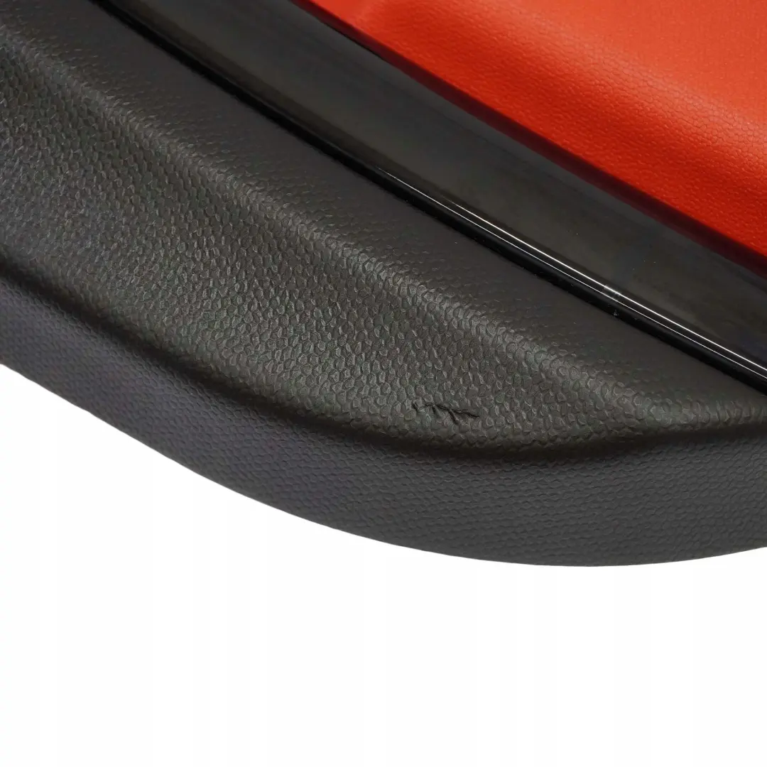 BMW Mini Countryman R60 Front Right O/S Door Card Trim Panel Black Pure Red