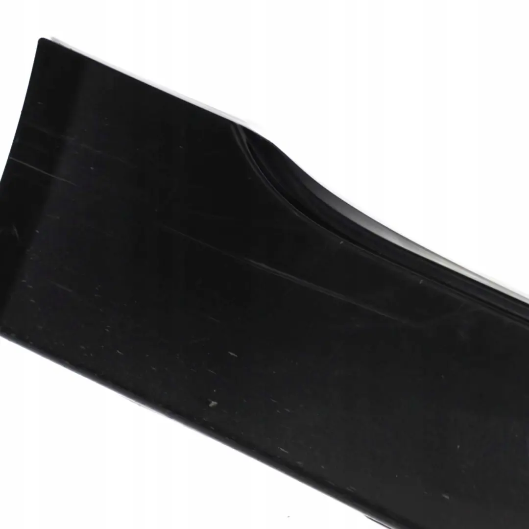 BMW 5 E60 E61 Door Sill Side Cover Skirt Right O/S Black Sapphire - 475