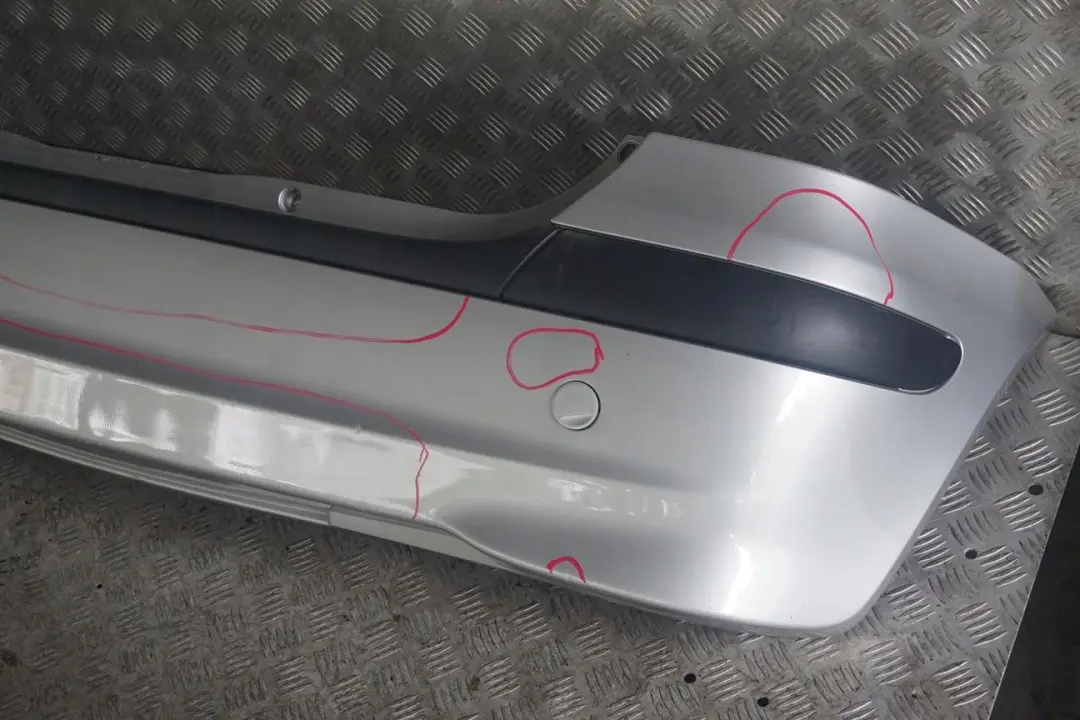 Mercedes A-Class W168 Rear Bumper Trim Panel Polar Silver Metallic - 761U