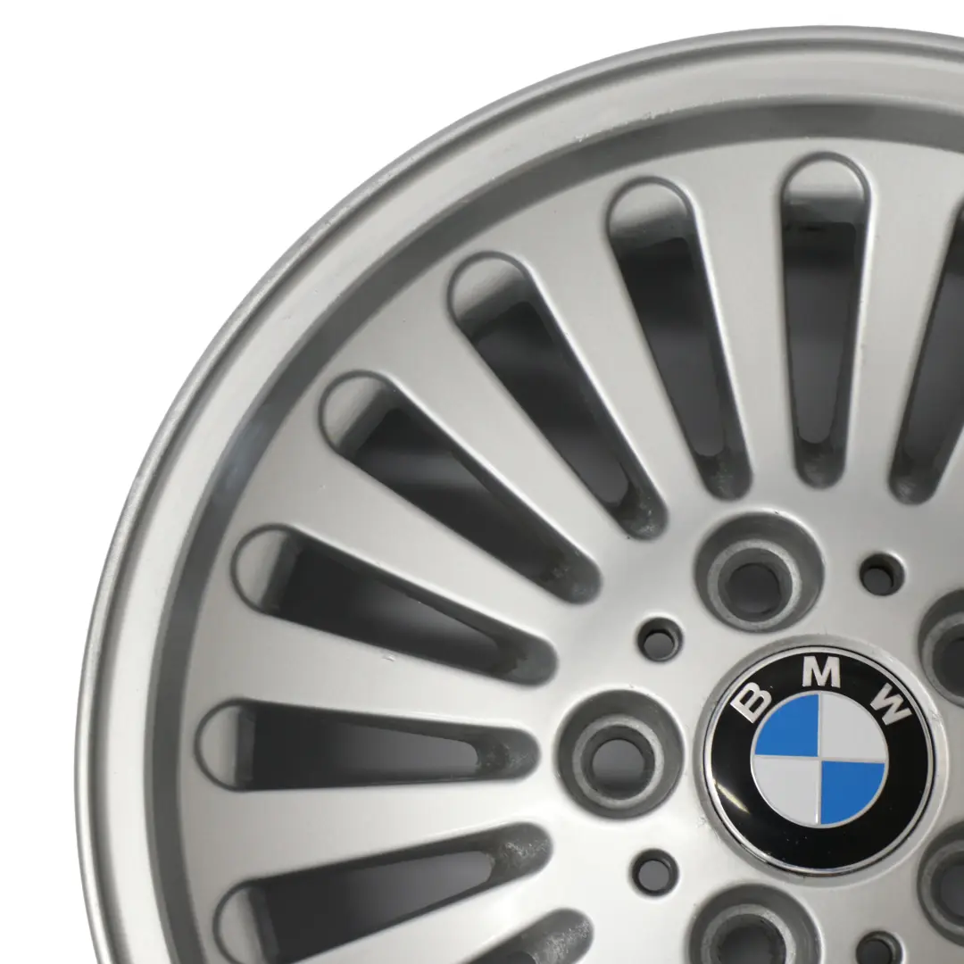 BMW E39 Silberfelge Leichtmetallfelge 7J 16" ET:20 Speiche Styling 33 7842653