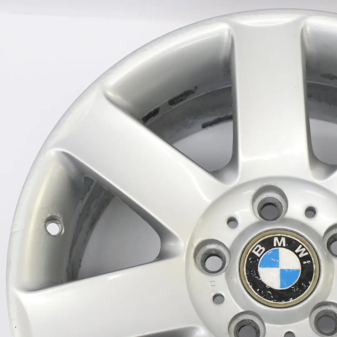 BMW E36 E46 Silberne Leichtmetal lfelge 17" Sternspeichen 44 ET:47 8J 1094506