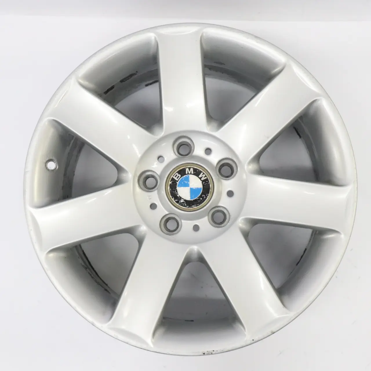 BMW E36 E46 Silver Alloy Wheel Rim 17" Star Spokes 44 ET:47 8J 1094506