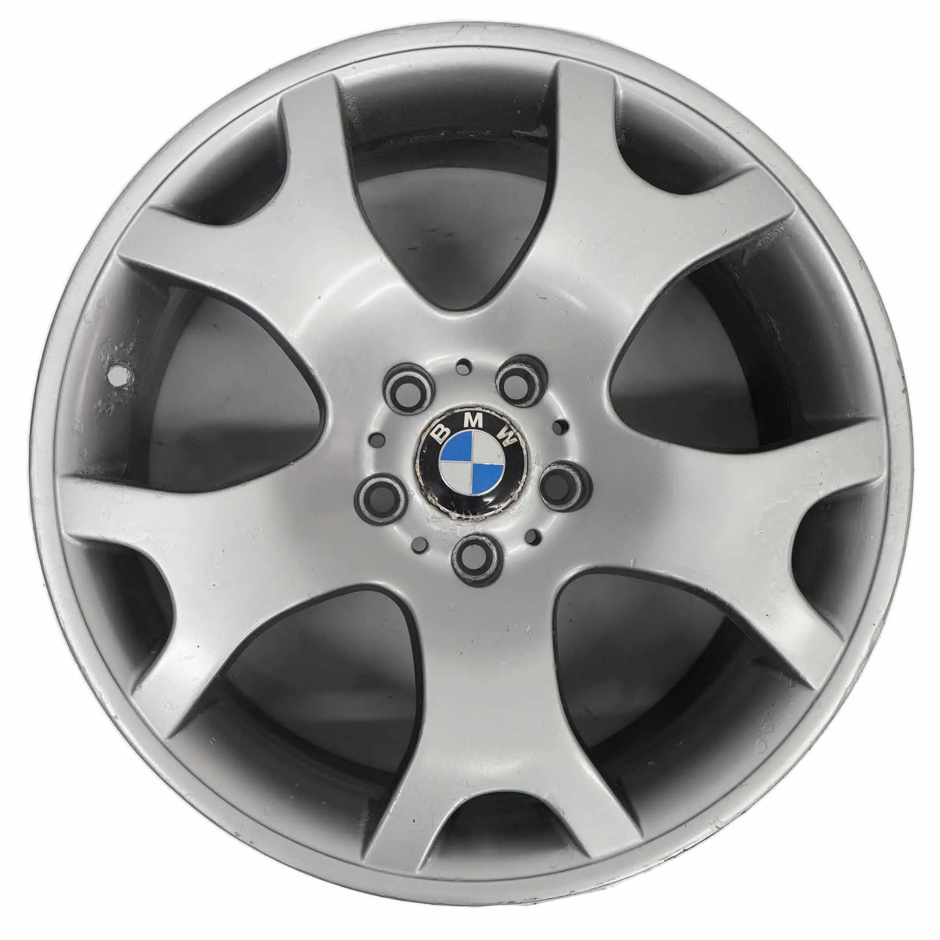 BMW X5 E53 Rear Silver Wheel Alloy Rim 19" V spoke 63 10J ET:45 1096228