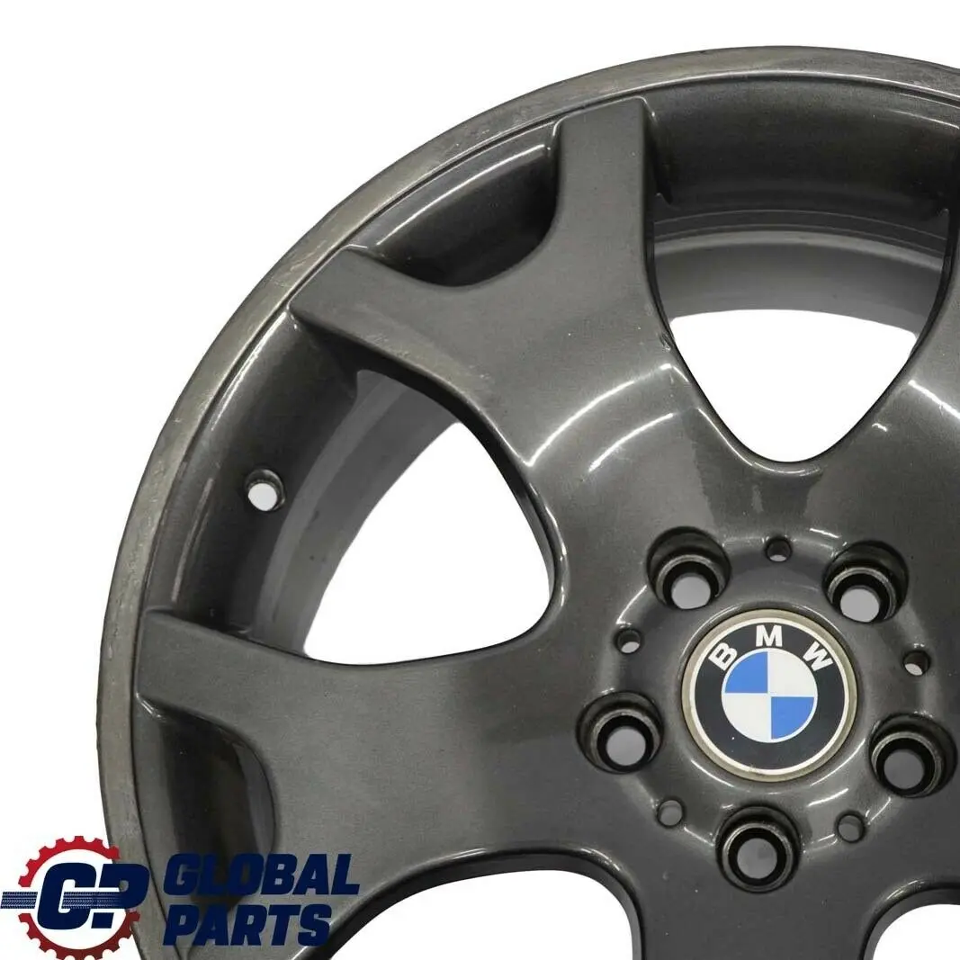 BMW X5 Series E53 Grey Rear Wheel Alloy Rim 19" 10J ET:45 V Spoke 63 1096228