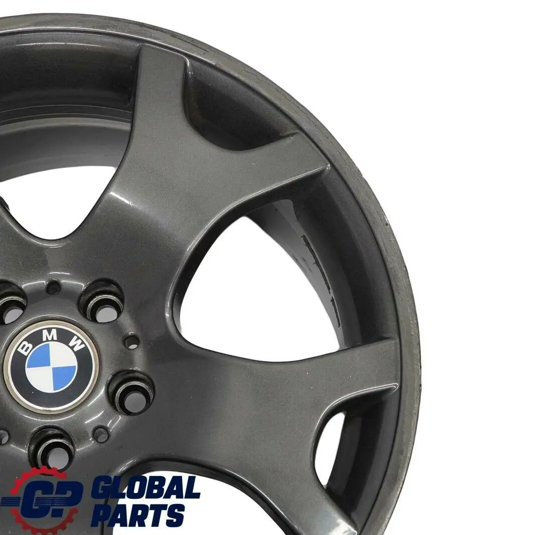 BMW X5 Series E53 Grey Rear Wheel Alloy Rim 19" 10J ET:45 V Spoke 63 1096228