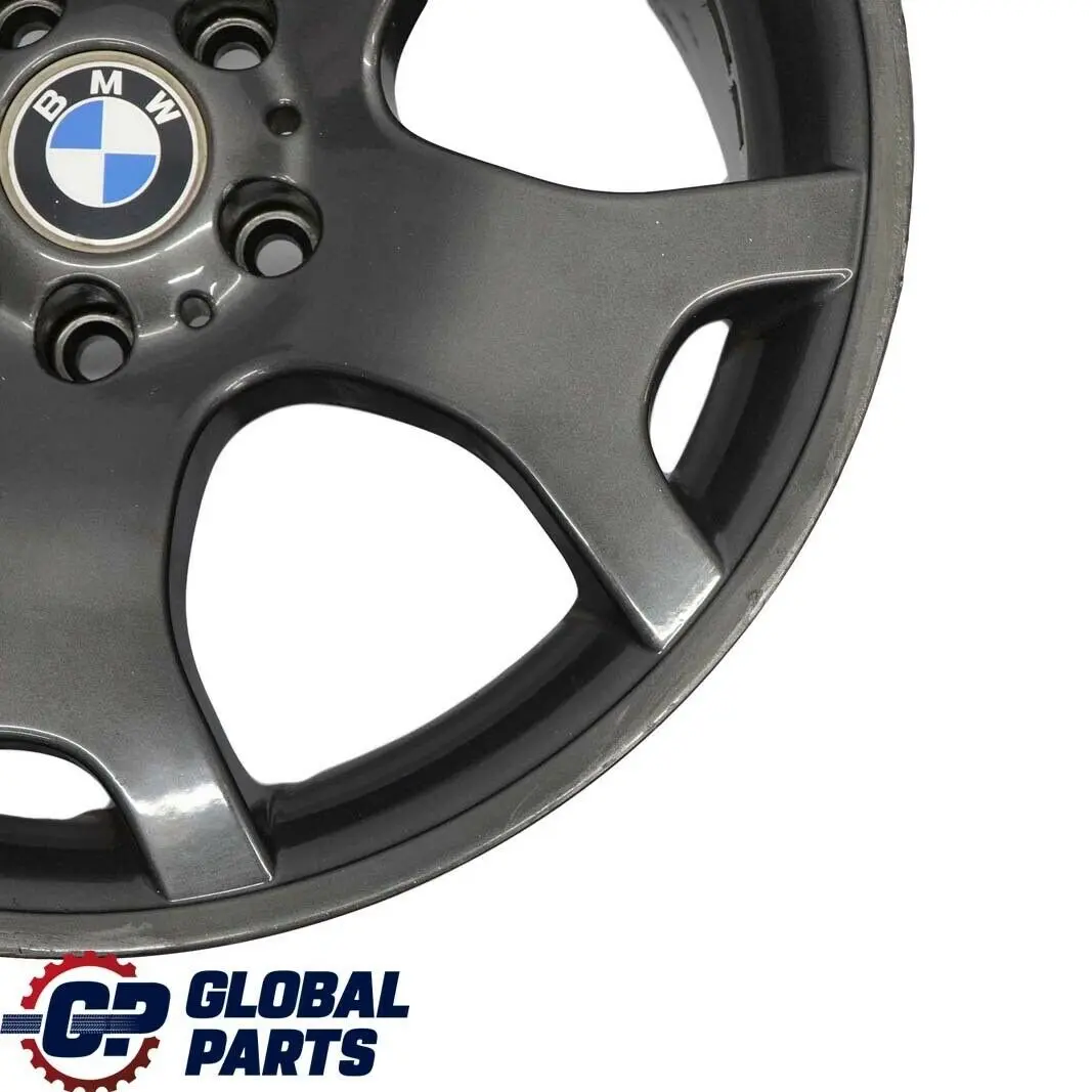 BMW X5 Series E53 Grey Rear Wheel Alloy Rim 19" 10J ET:45 V Spoke 63 1096228