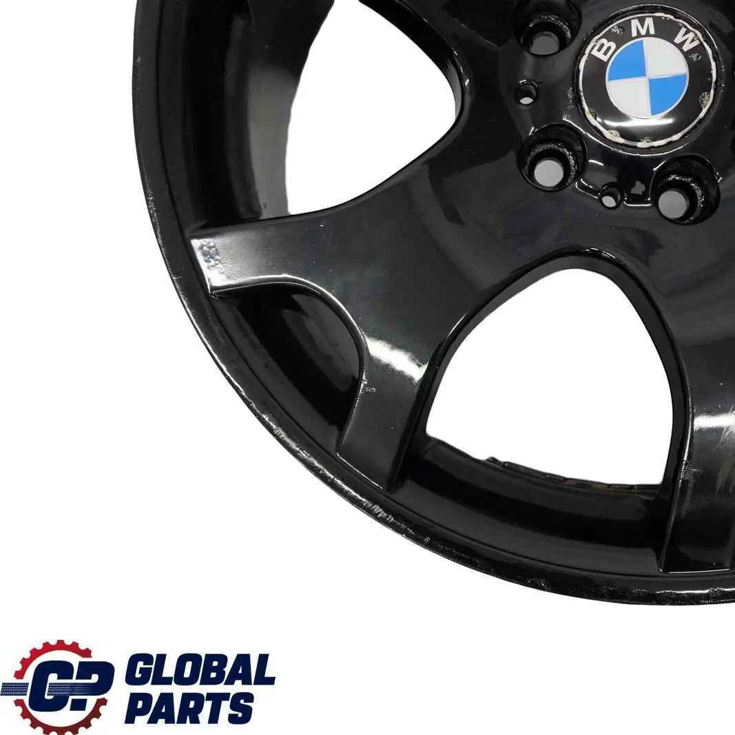 BMW X5 Series E53 Black Rear Wheel Alloy Rim 19" ET:45 10J V Spoke 63 1096228