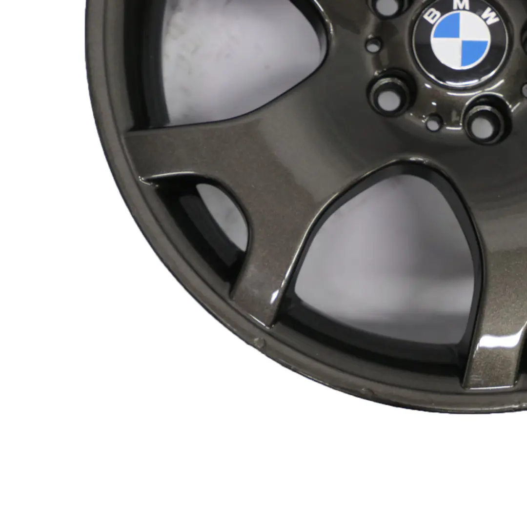 BMW X5 E53 Black Front Wheel Alloy Rim 19" V Spoke 63 9J ET:48 1096231