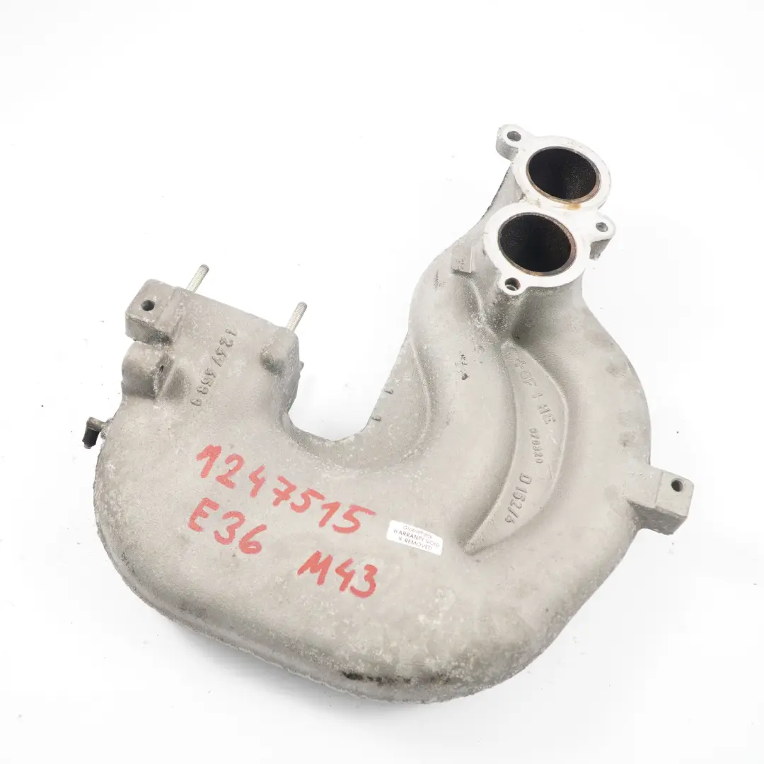 BMW E36 316i M43 Gasolina Motor Colector De Admision Parte Superior 1247515