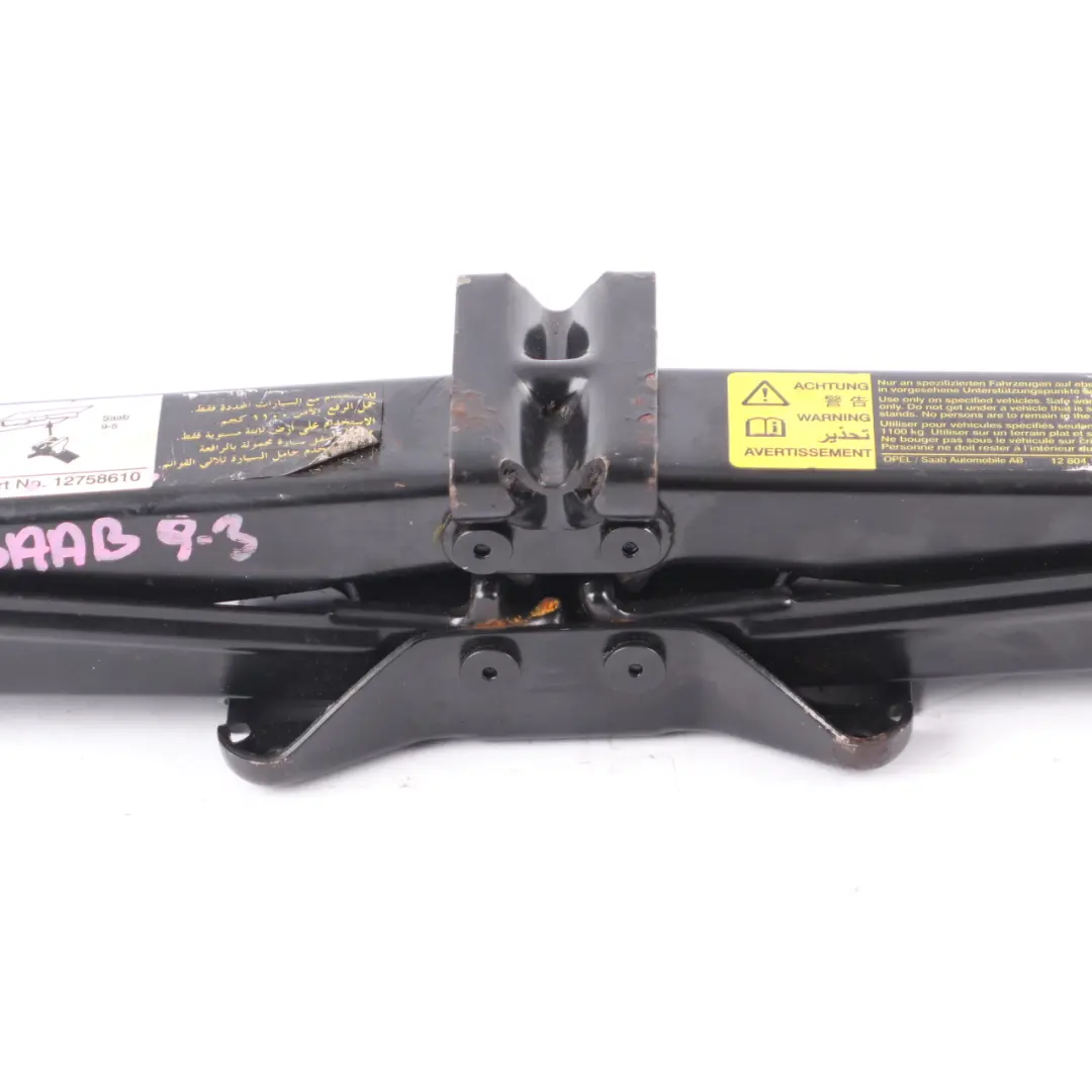 Saab 9-3 Car Lifting Jack Emergency Wheel Lifting Tool 12758610