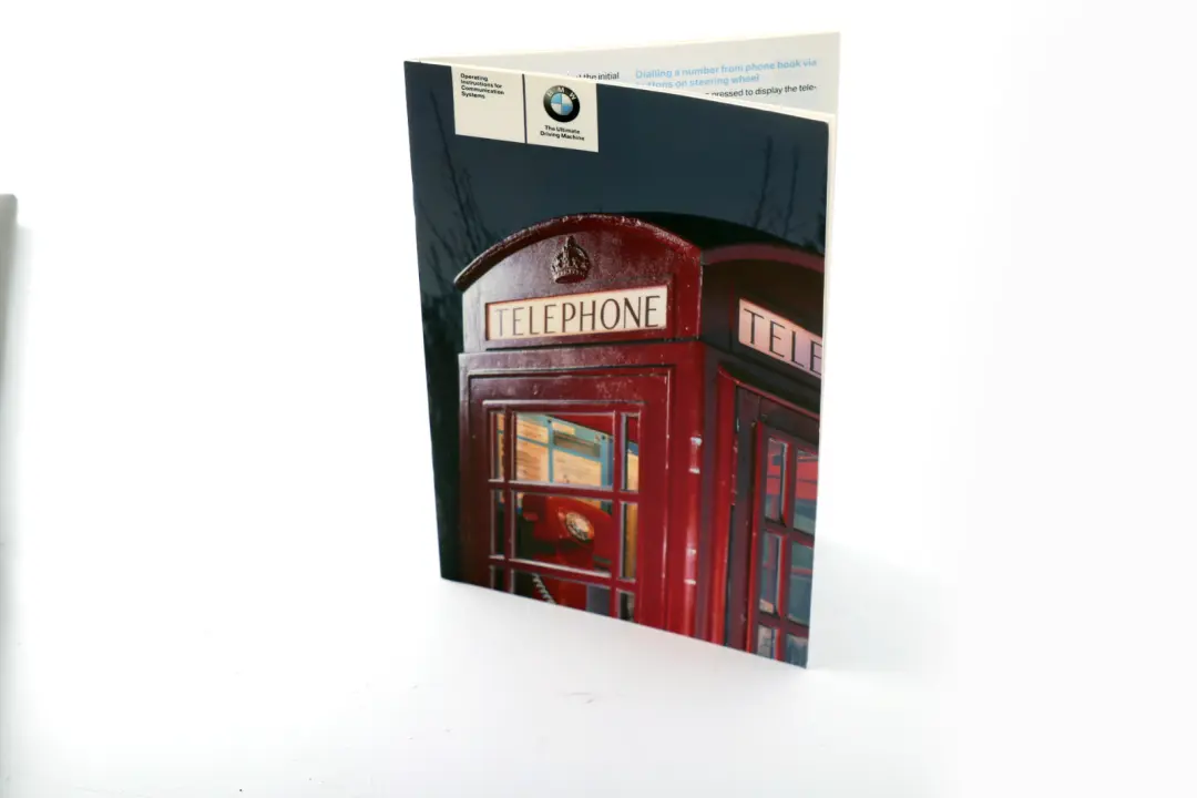 BMW E87 E90 E91 Service Booklet Owner's Handbook Telephone 0012969