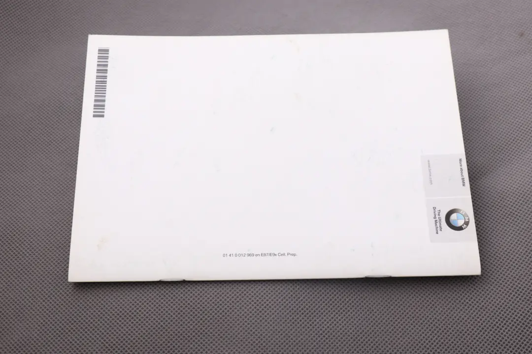 BMW E87 E90 E91 Service Booklet Owner's Handbook Telephone 0012969