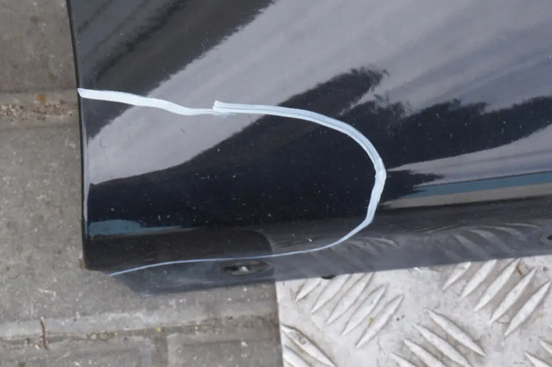 BMW 1 SERIES 2 E87 LCI M SPORT Sill Strip Side Skirt Right O/S Black Sapphire