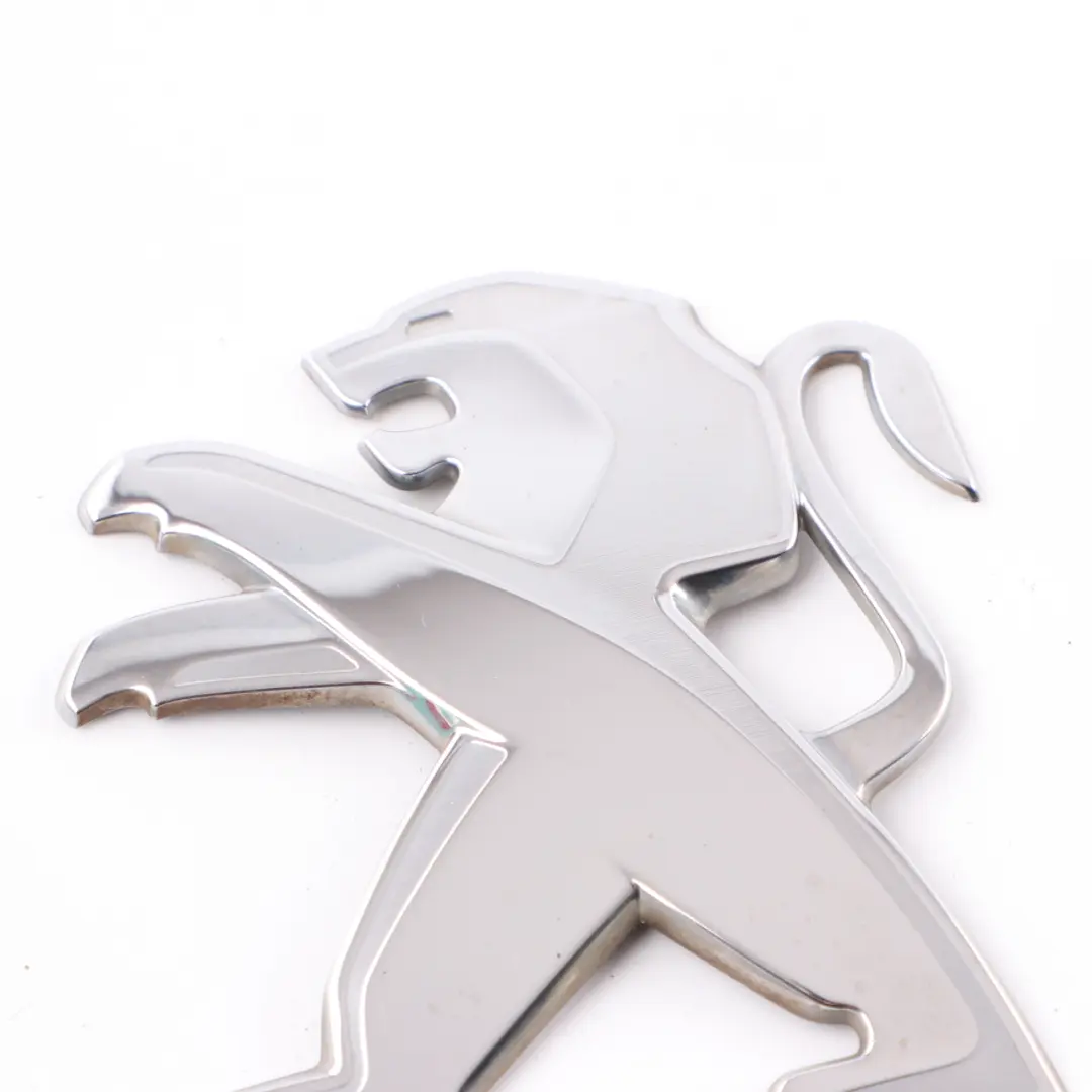 Peugeot Boxer Emblem Logo Rear Tailgate Badge Adhered Chrome 1375579080