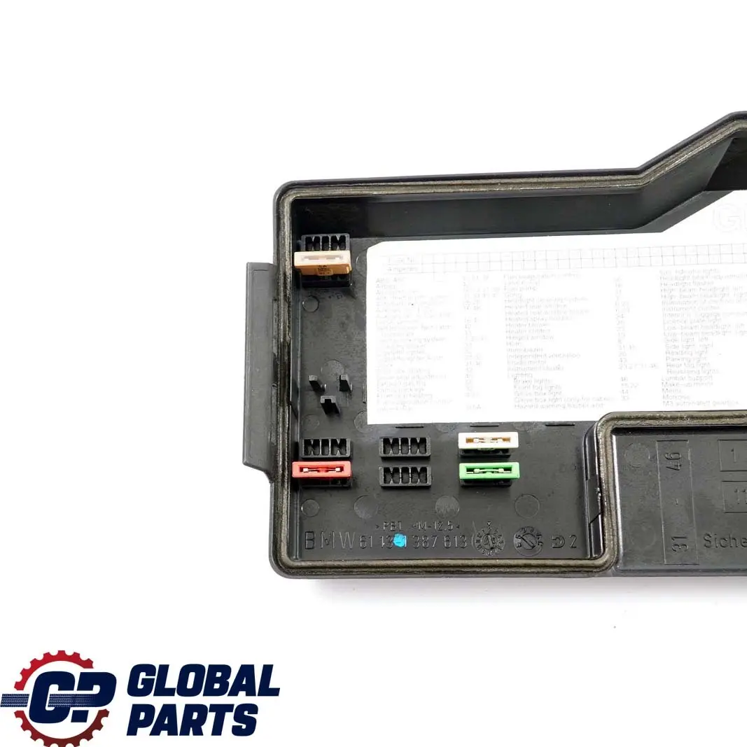 BMW E36 El?ctrico Fusible Rel? Caja Cubierta Panel Trim 1387613