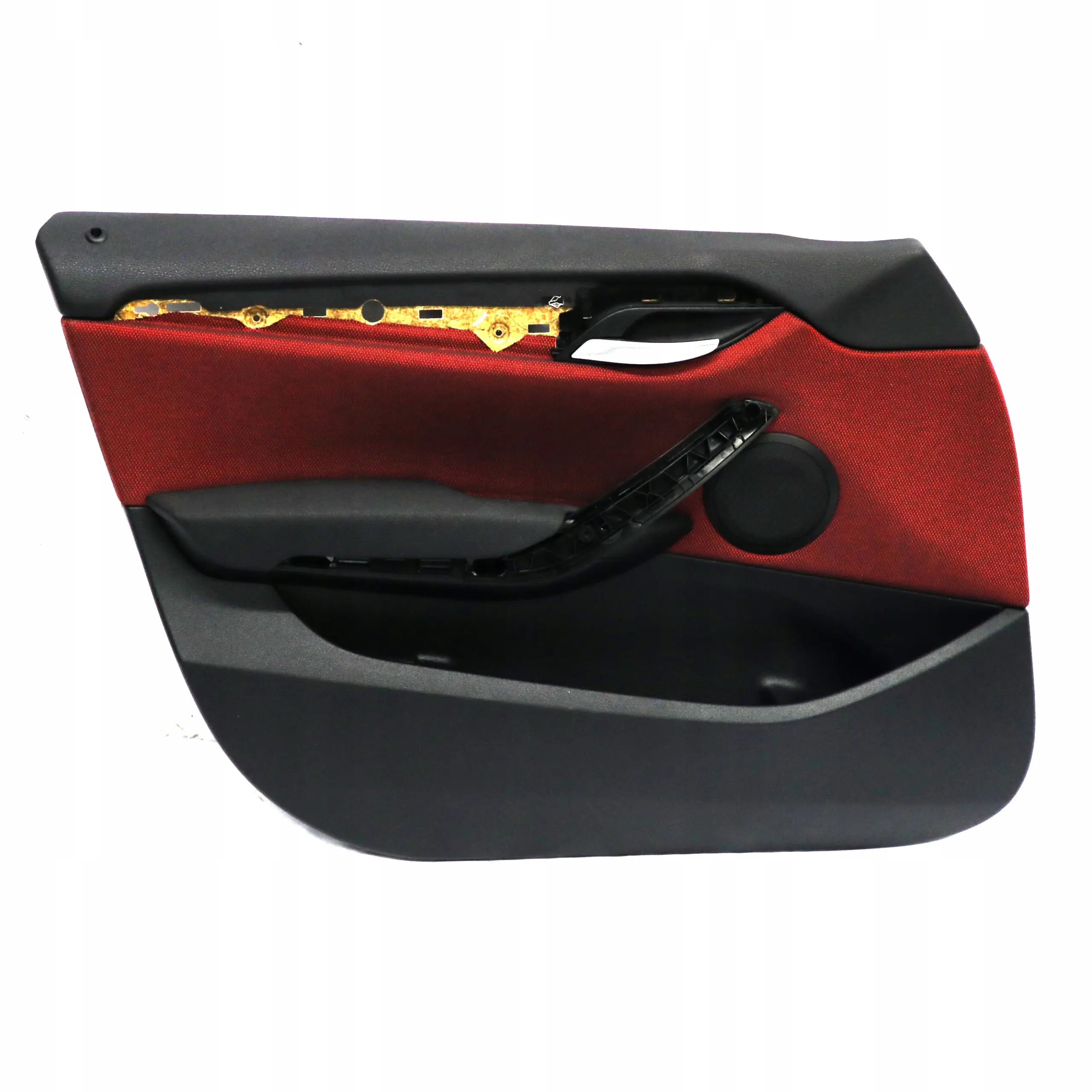 BMW X1 E84 Front Left Door Card Lining Trim Fabric Cloth Vermilion Red