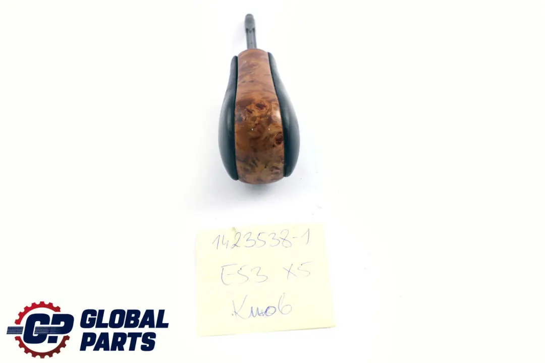 BMW X5 Series 1 E53 Automatic Selector Lever Handle Leather Knob Light Poplar