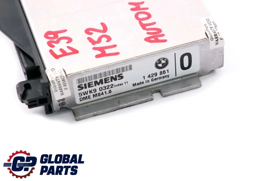 BMW E39 520i M52 Engine Control Unit ECU DME 1438751 5WK90322 1429861 Automatic