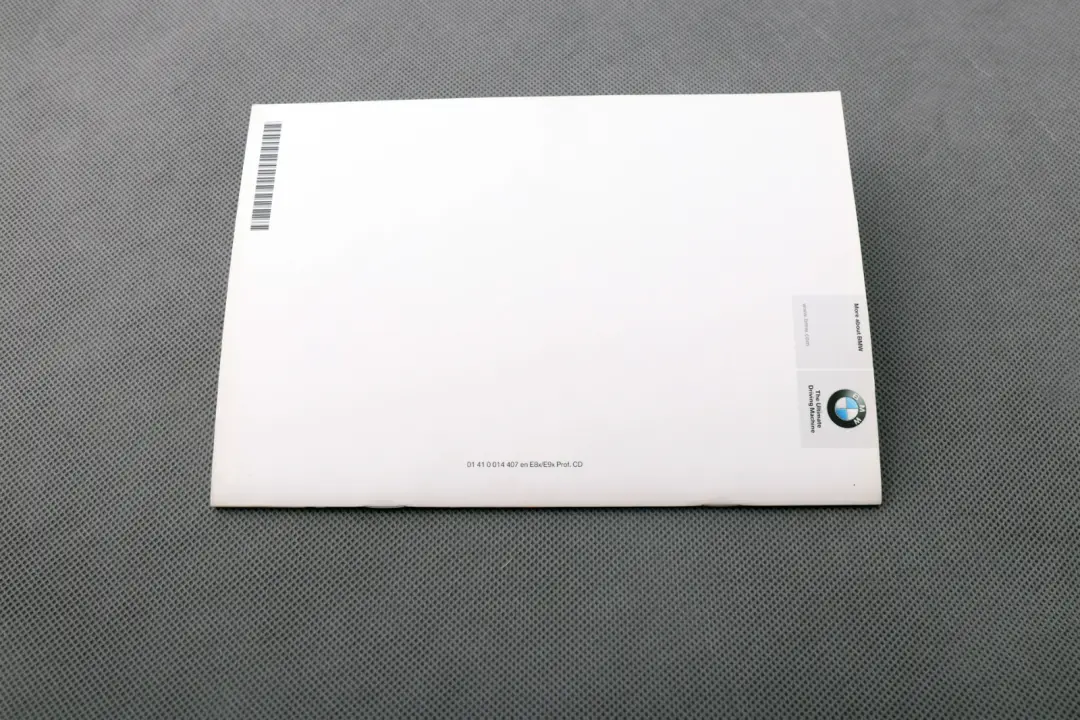 BMW E81 E87N E90 E91 Book Operating Instructions Radio Professional