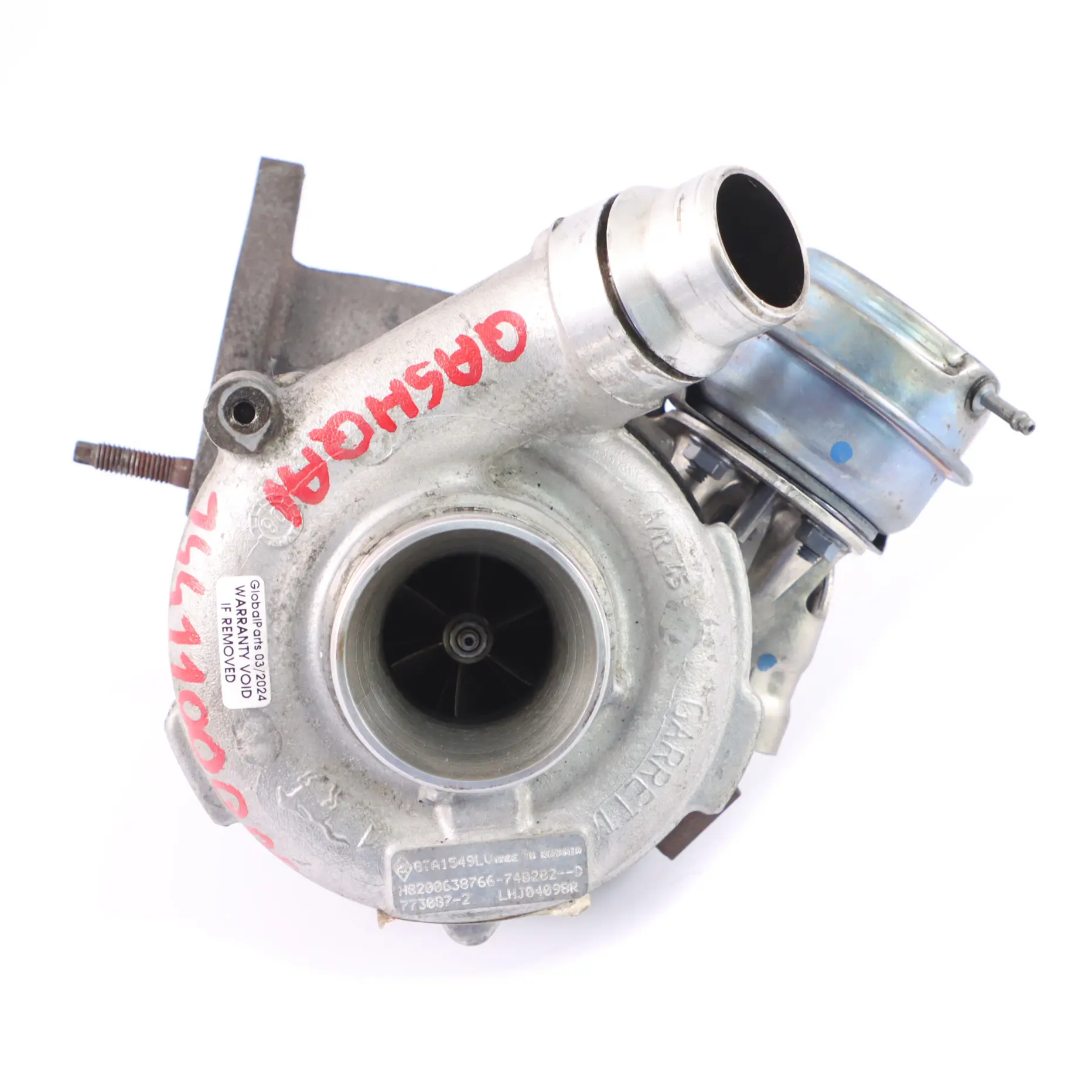 Nissan Qashqai J10 Renault Koleos 2.0 Dci Diesel Engine Turbocharger 1441100Q0G