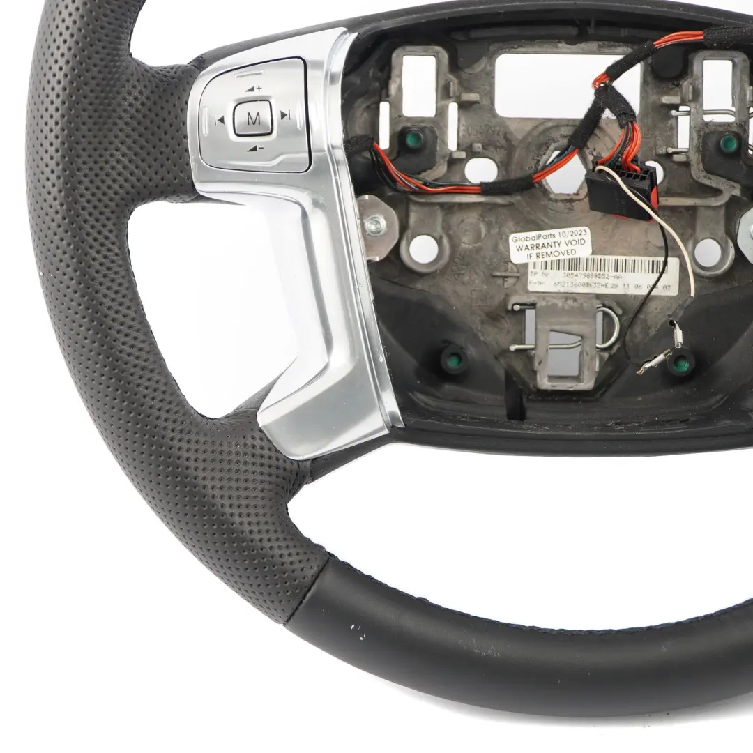 Ford Mondeo MK4 S-Max NEW Black Leather Steering Wheel Multifunction 6M213600BK