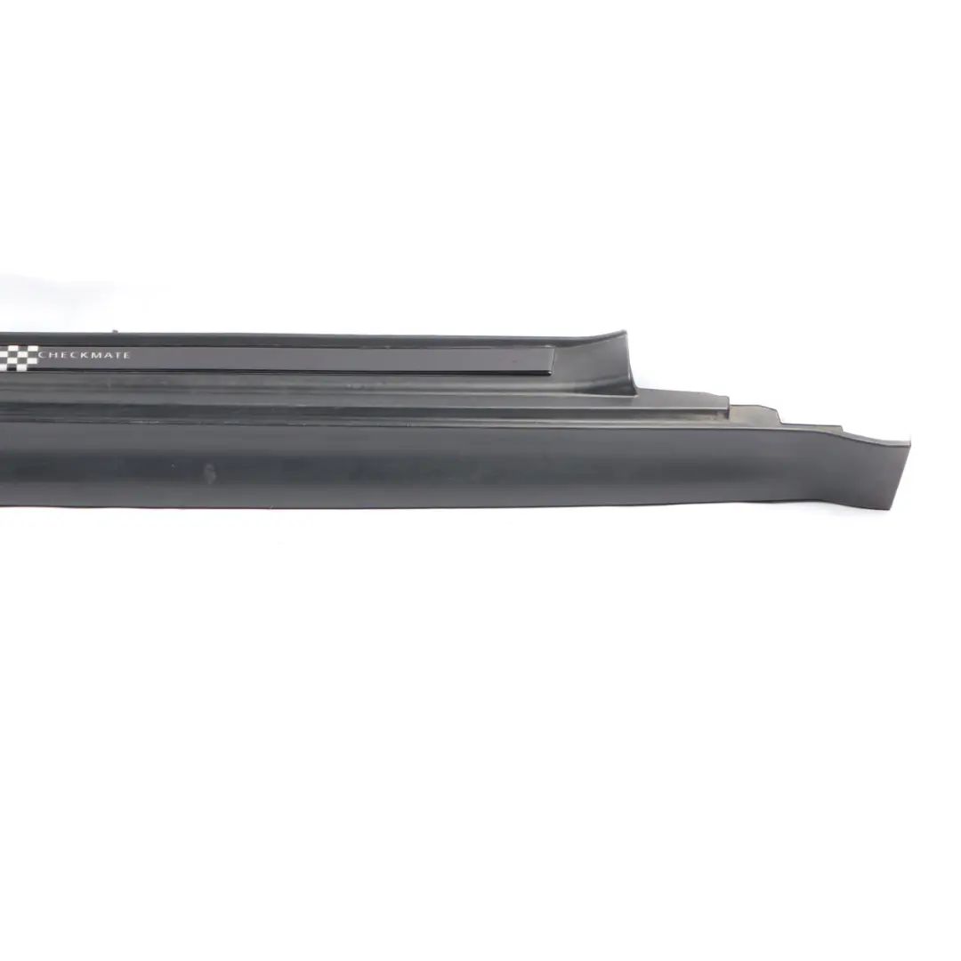 Mini R53 Cooper S Side Skirt Right O/S Door Sill Side Trim Black Checkmate