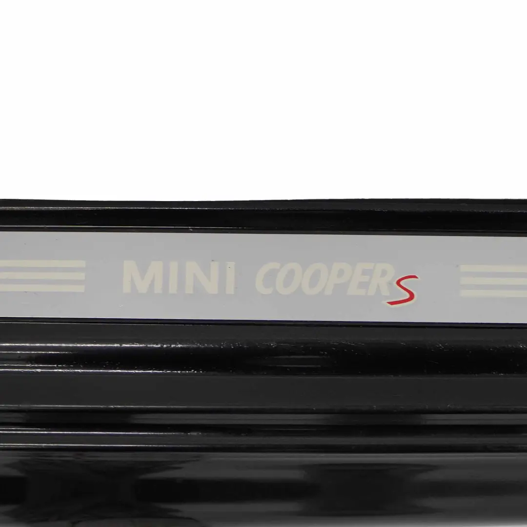 Mini R53 Cooper S Bas de Porte Seuil a Gauche Couverture Schwarz 2 Noir - 668