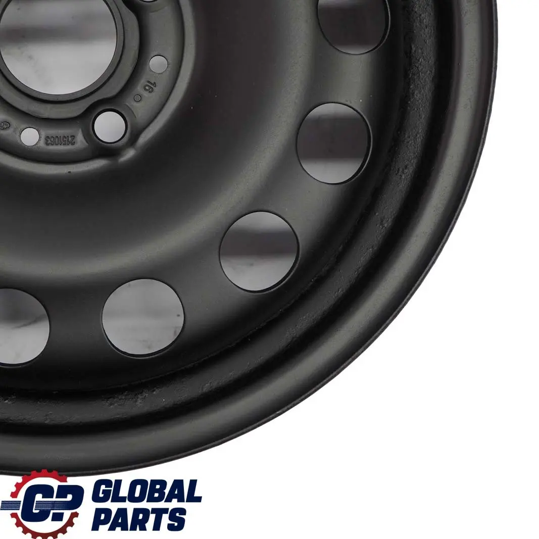 Mini Cooper One R50 R55 R56 R57 Llanta Acero Negro 15" ET:45 5,5J 1511414