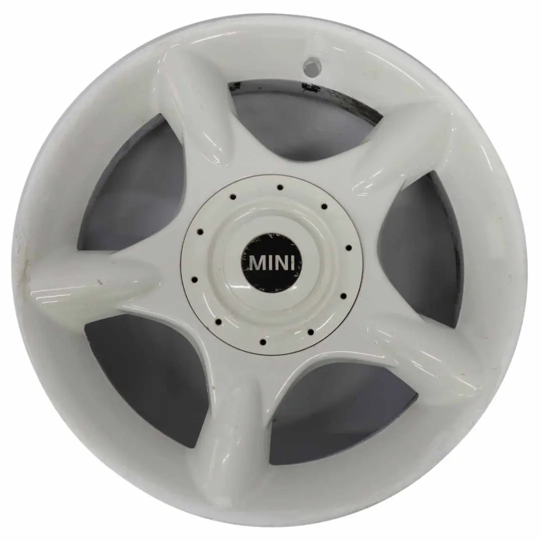 Mini Cooper R50 White Wheel Alloy Rim 16" ET:48 6,5J 5-Spider Spoke 83 1512349