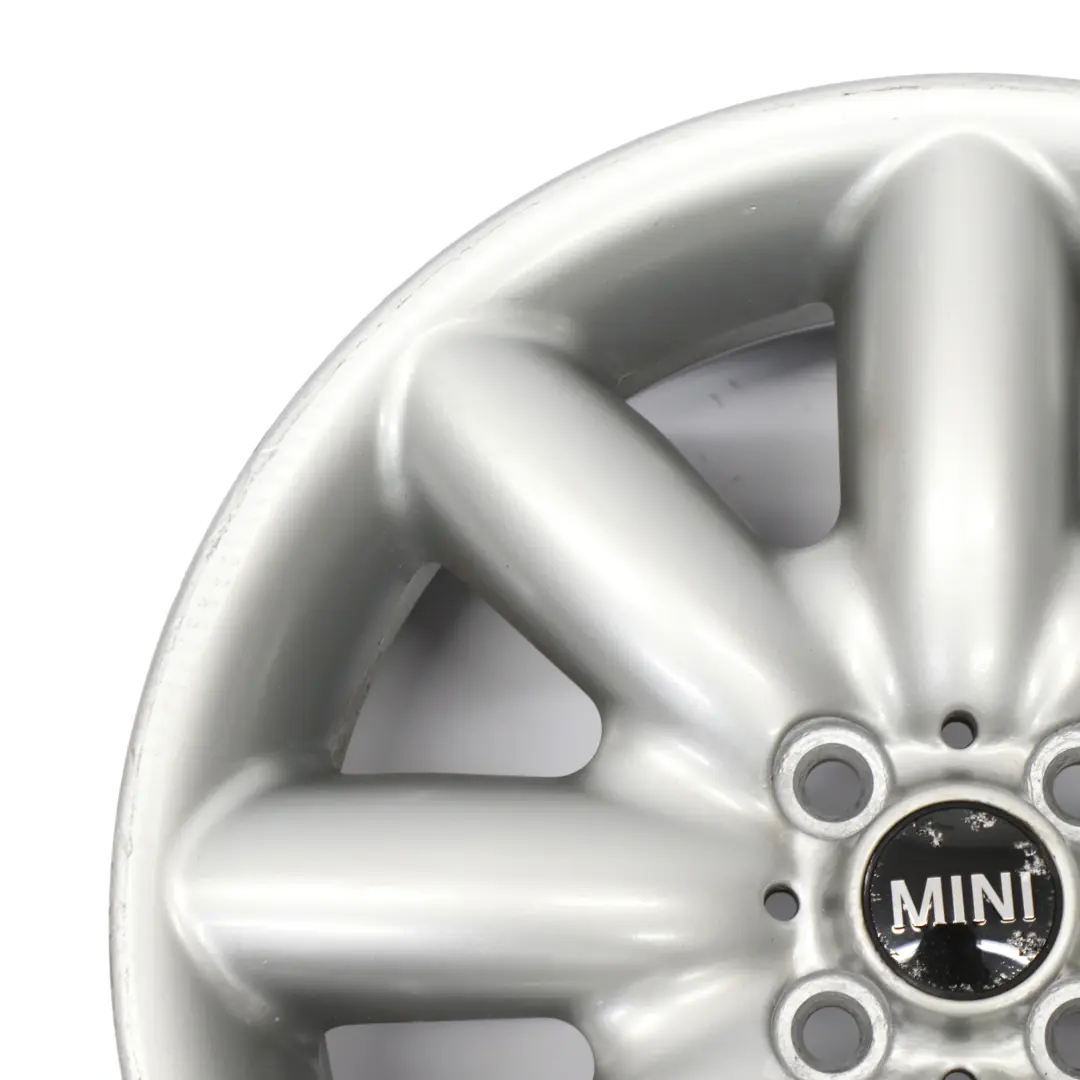 Mini Cooper R50 R53 R55 R56 R57 Silber Alu Felge Felgen 17" ET:48 7J Spoke 85