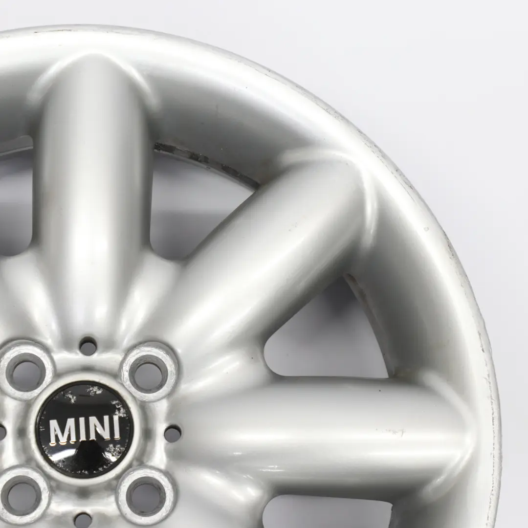 Mini Cooper R50 R53 R55 R56 R57 Silber Alu Felge Felgen 17" ET:48 7J Spoke 85