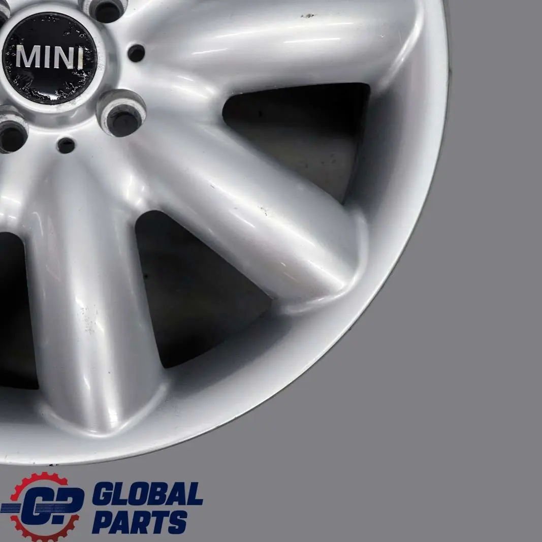 Mini Cooper One R50 R53 R55 R56 Silver Wheel Alloy Rim 17" 7J S-Spoke 85 VIA