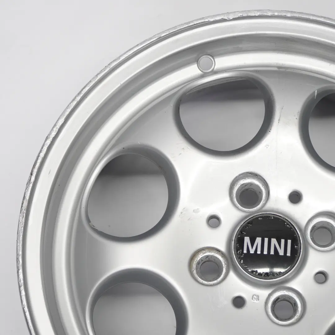 Mini Cooper R50 R55 R56 R57 R58 Silver Wheel Alloy Rim 15" 5,5J ET:45 7-Hole 81