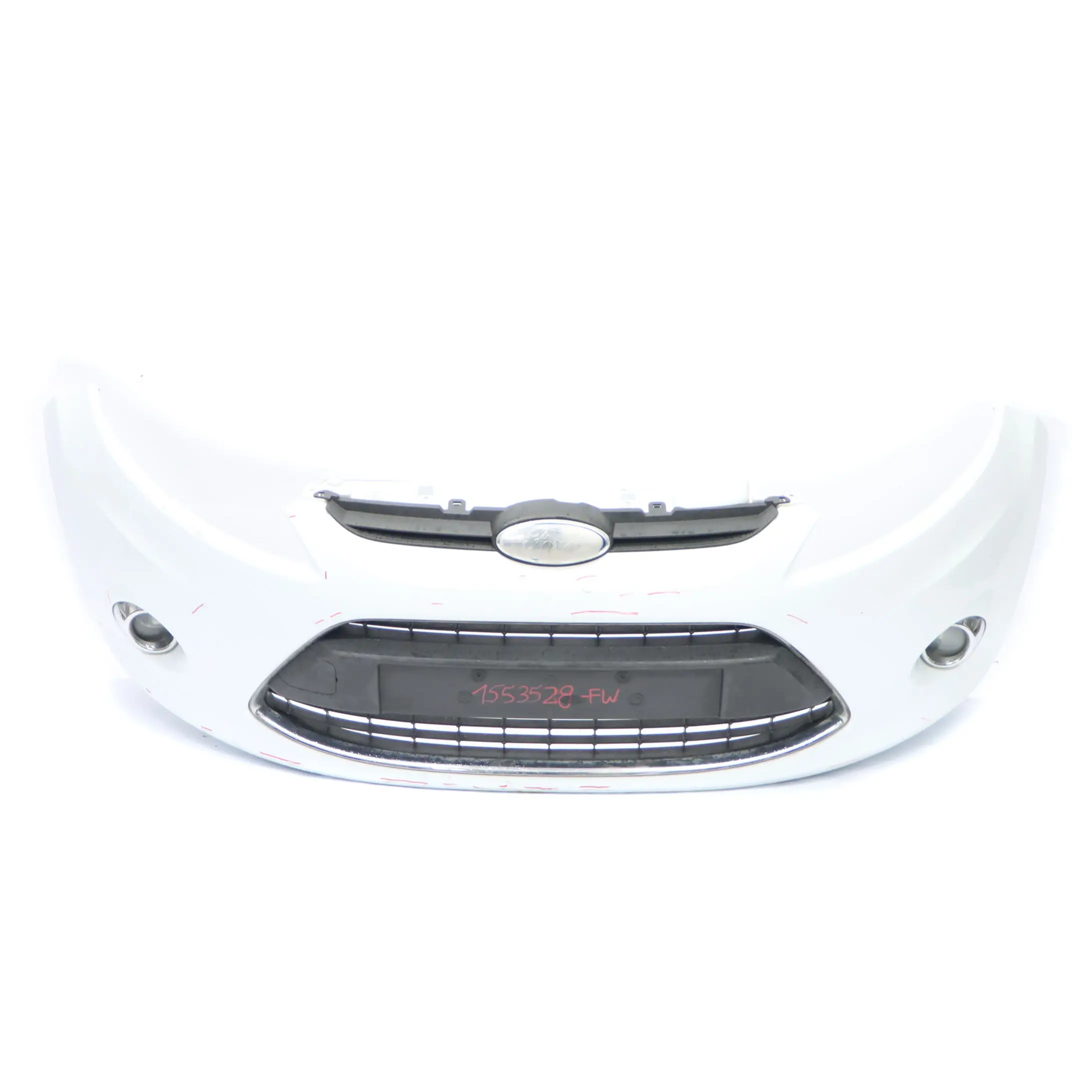 Ford Fiesta Mk7 Front Bumper Trim Panel Covering Frozen White - Z2