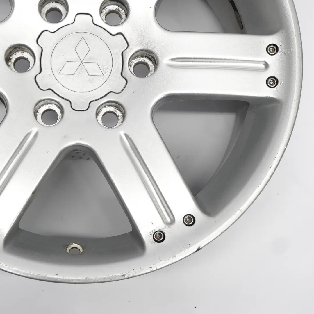 Mitsubishi Shogun Pajero Silver Alloy Wheel Rim 18" ET:46 8.5J 16388546Z2