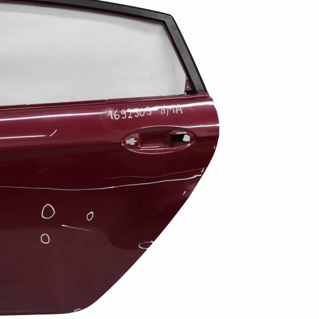 Door Rear Ford Fiesta Mk7 Left N/S Hot Magenta Pearl - M9