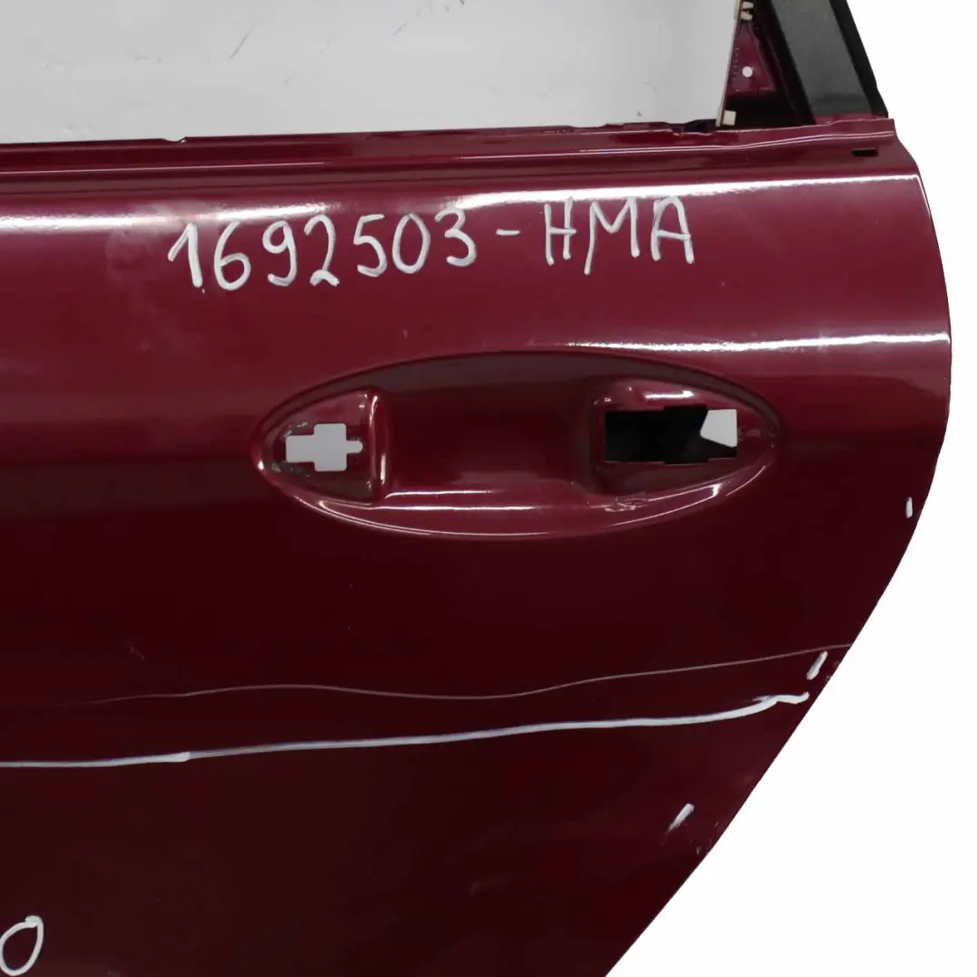 Door Rear Ford Fiesta Mk7 Left N/S Hot Magenta Pearl - M9