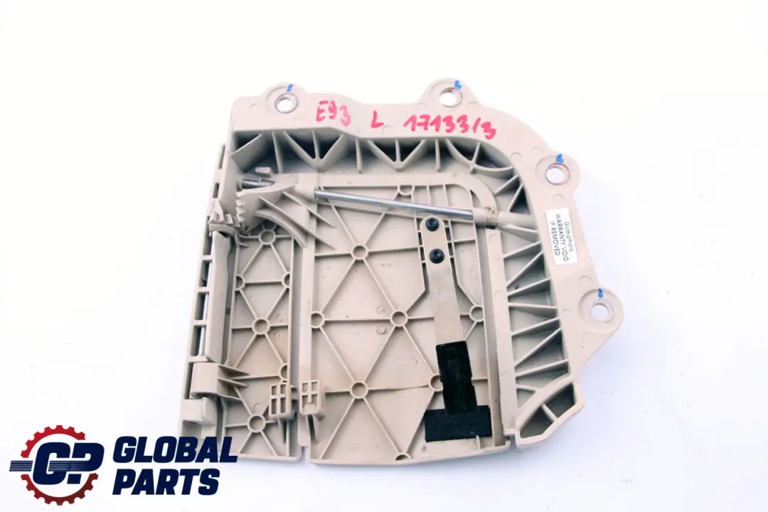 BMW 3 Series E93 Flap Linkage Outlet Left N/S Roof Folding Top Beige