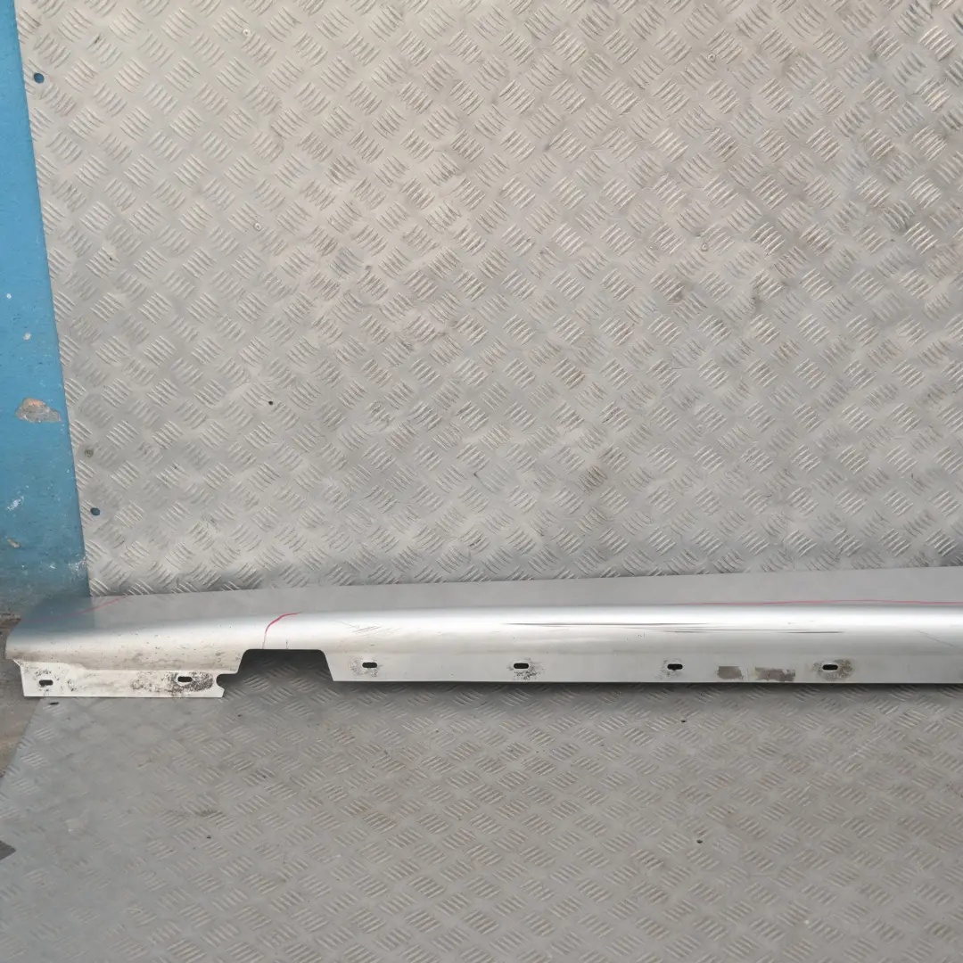 BMW E87 Sill strip side skirt left Titansilber Metallic Silver 354