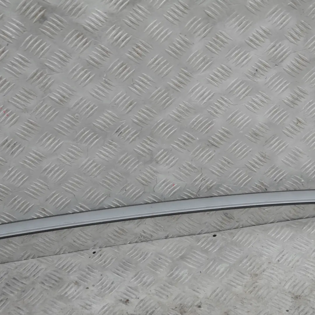 BMW 5 Series E60 Right Roof Moulding Railing Rail O/S Silbergrau Silver Grey