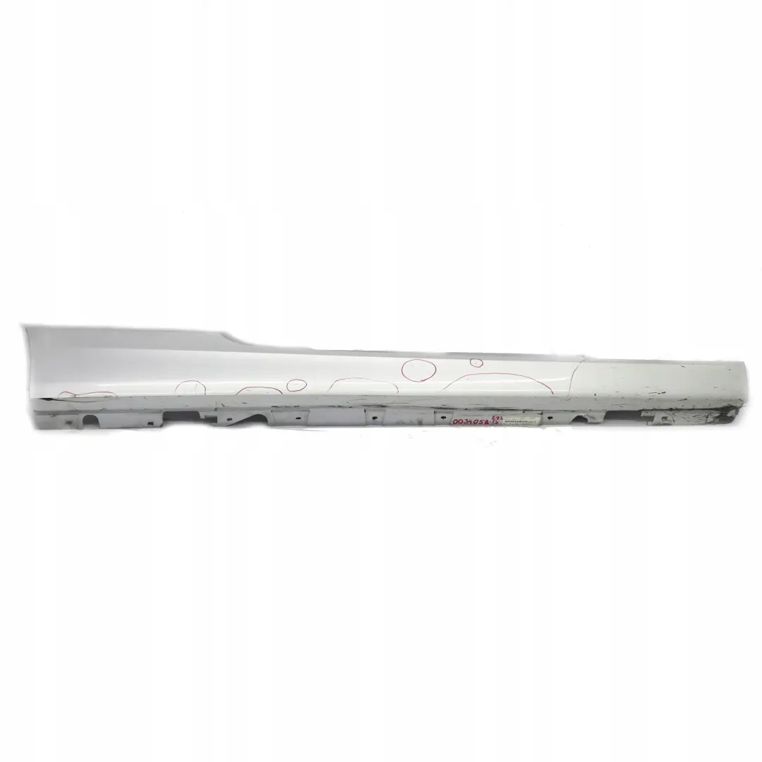 BMW 3 Series E92 E93 Sill Strip Side Skirt Right O/S Titansilber Titan Silver